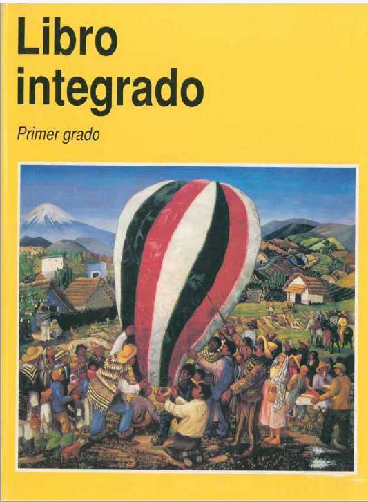 Libro SEP año 1993 Español primer grado LIBRO INTEGRADO Biblioteca